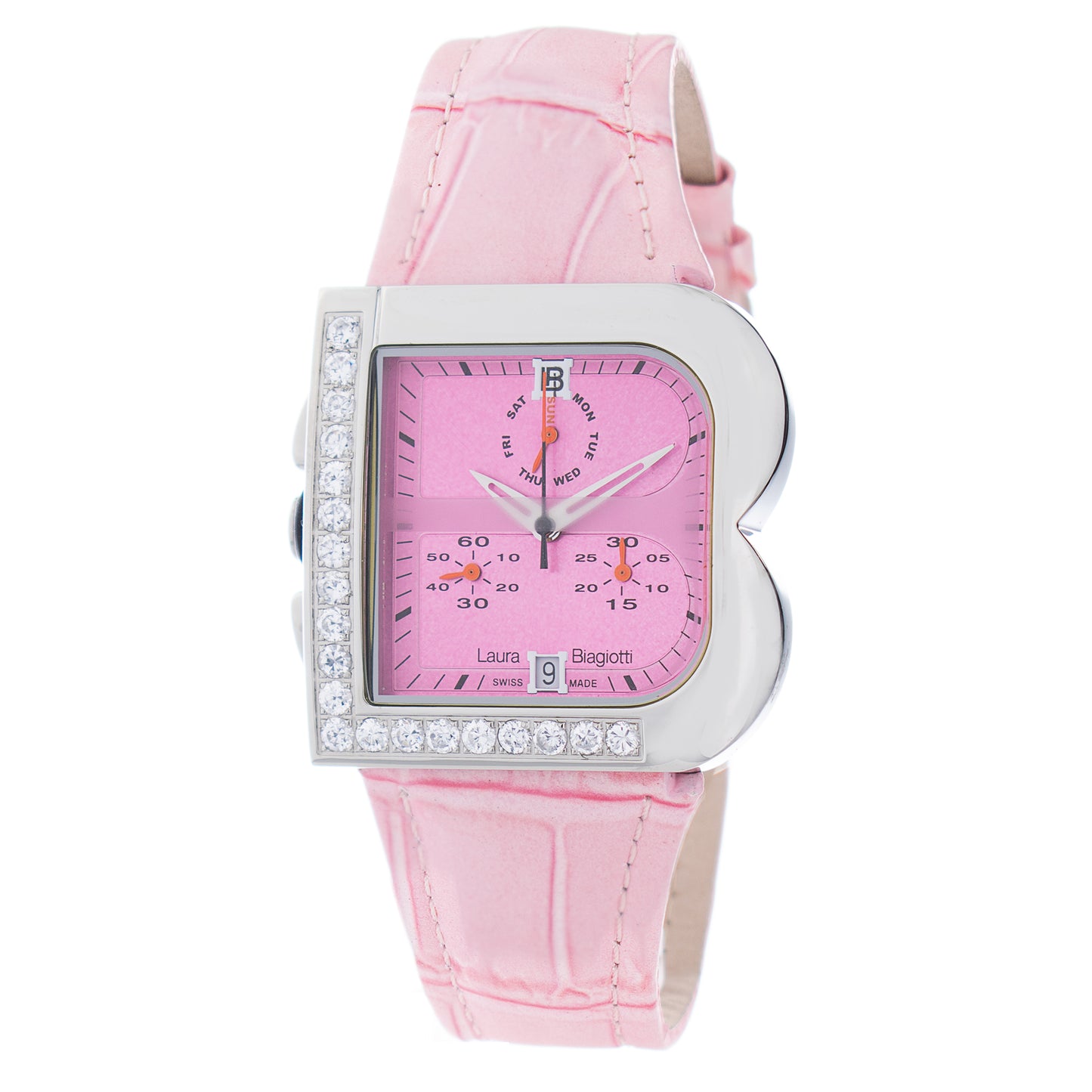 Laura Biagiotti LB0002L-ROZ Dames Horloge 33mm