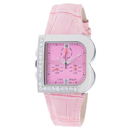 Laura Biagiotti LB0002L-ROZ Dames Horloge 33mm