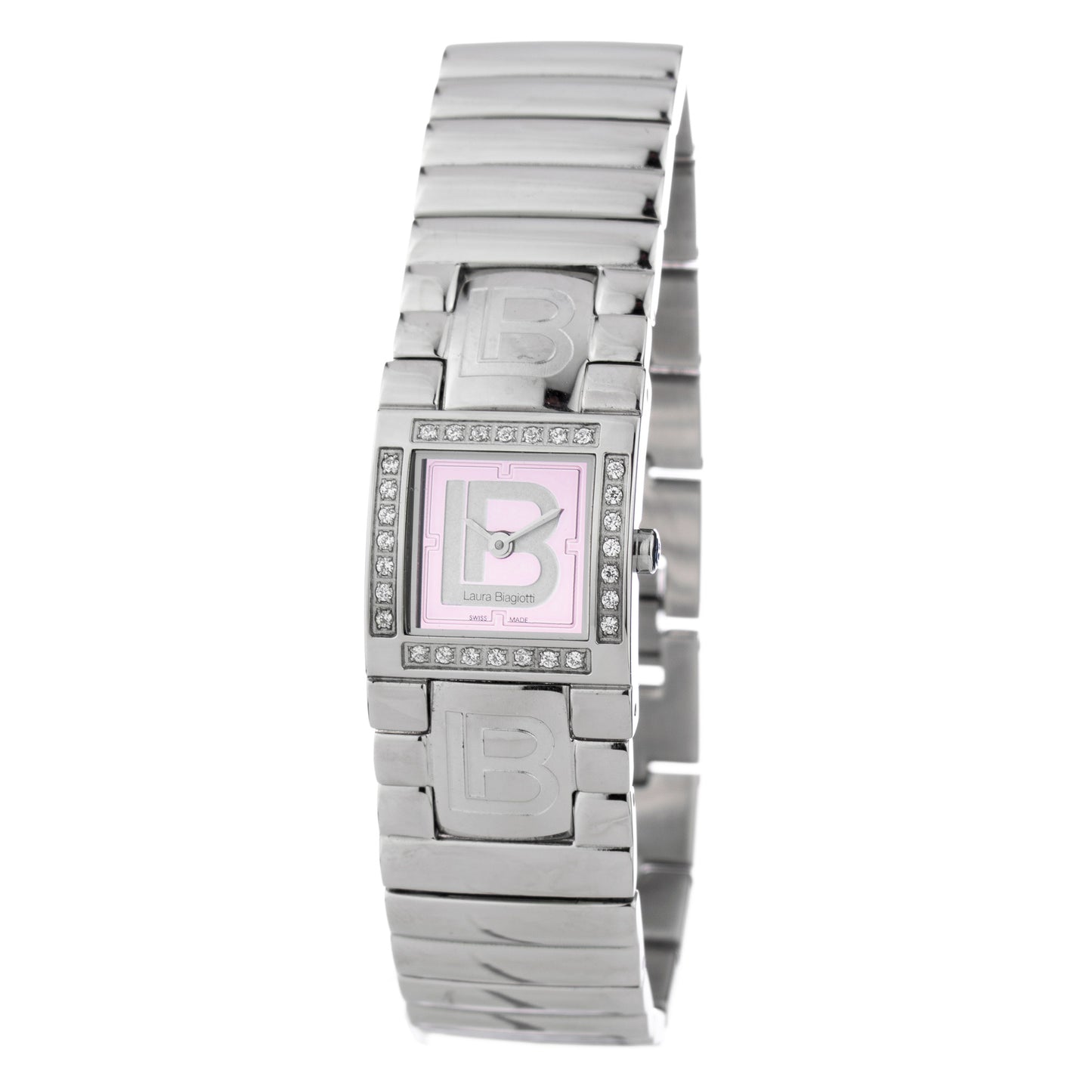 Laura Biagiotti LB0005-ROSA Dames Horloge 21mm