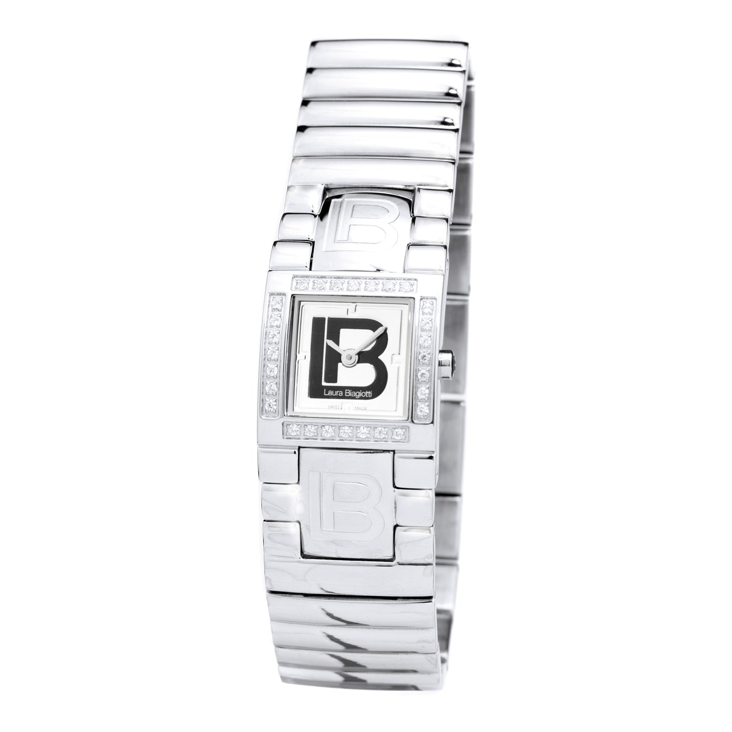 Laura Biagiotti LB0005L-PLATA Dames Horloge 20mm