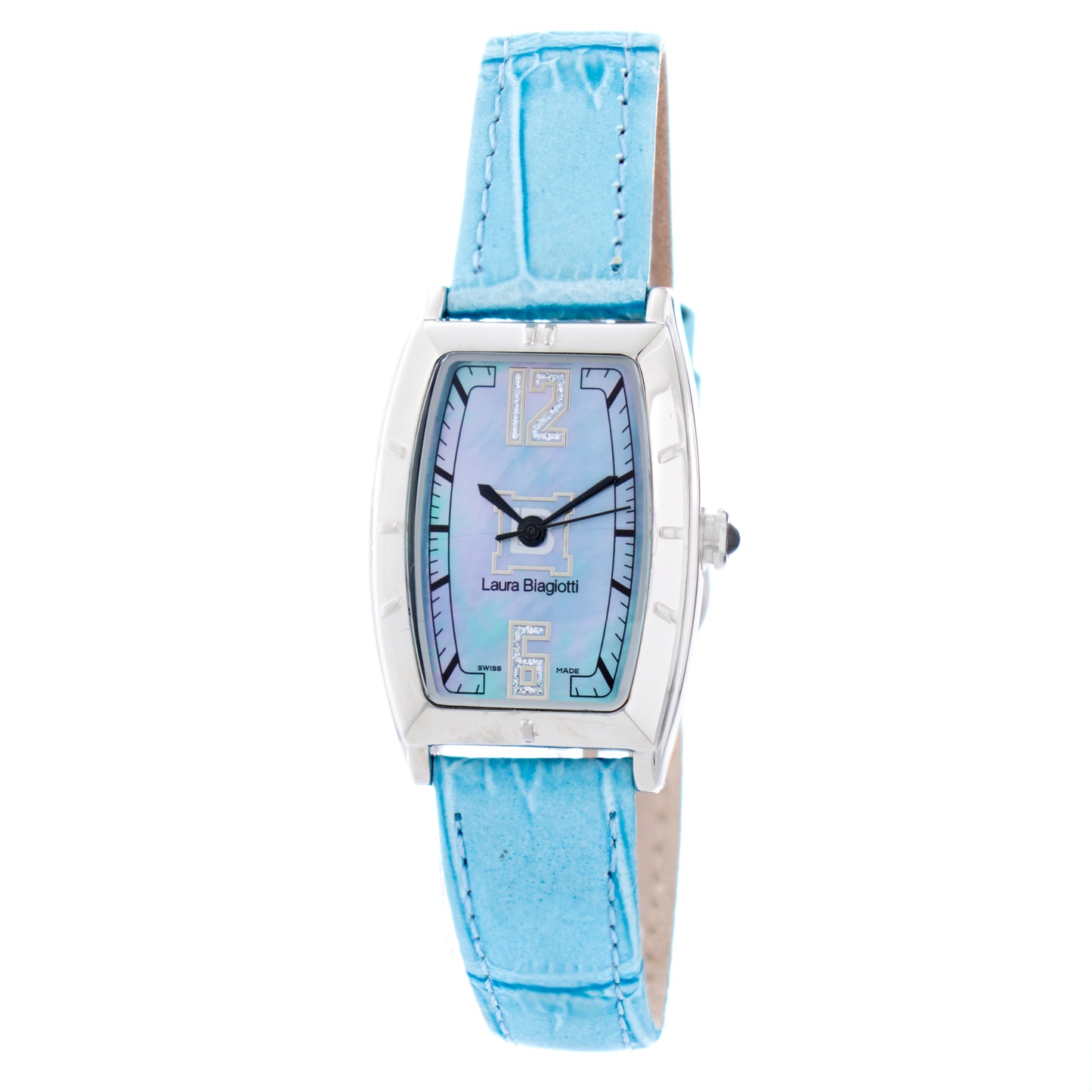 Laura Biagiotti LB0010L-AZUL Dames Horloge 23mm