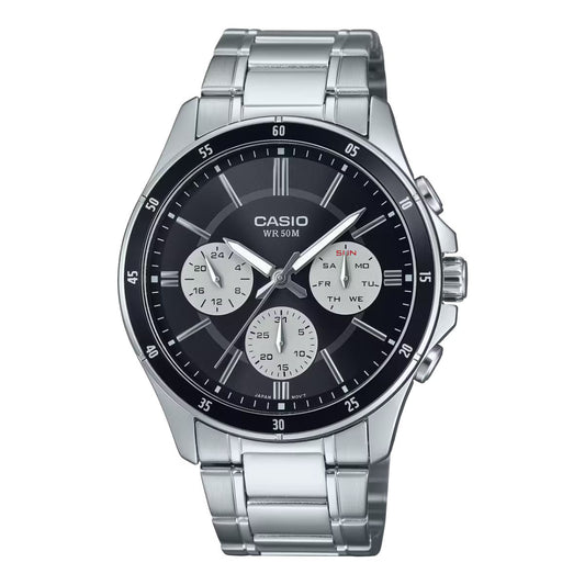 Casio MTP-1374D-1A3VDF Heren Horloge 47mm 5 ATM