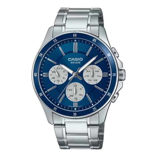 Casio MTP-1374D-2A3VDF Heren Horloge 47mm 5 ATM