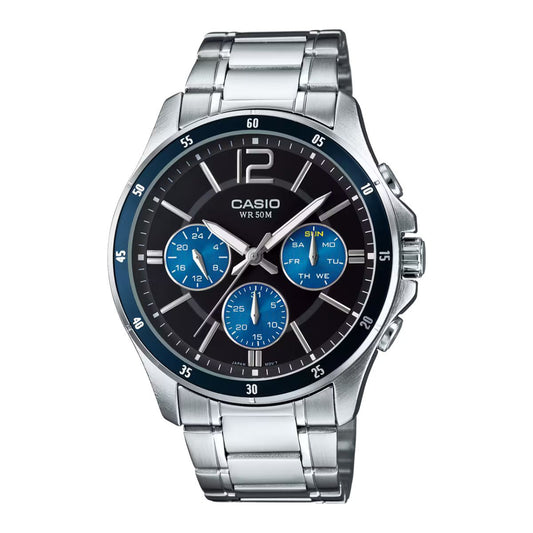 Casio MTP-1374D-2AVDF Heren Horloge 47mm 5 ATM
