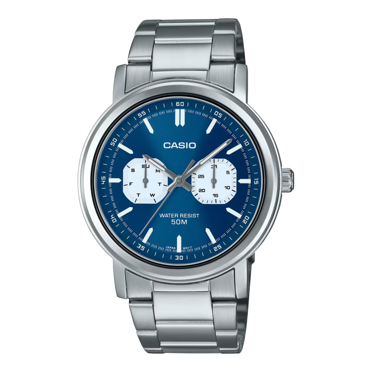 Casio MTP-E335D-2E1VDF Heren Horloge 47,6mm 5 ATM
