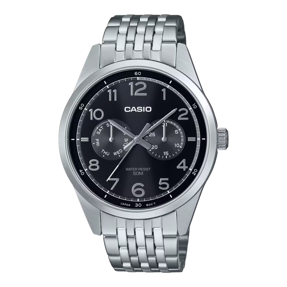 Casio MTP-E340D-1AVDF Heren Horloge 42mm 5 ATM