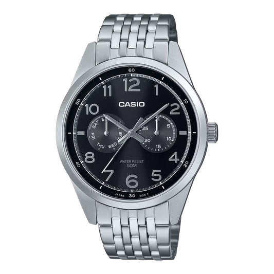 Casio MTP-E340D-1AVDF Heren Horloge 42mm 5 ATM