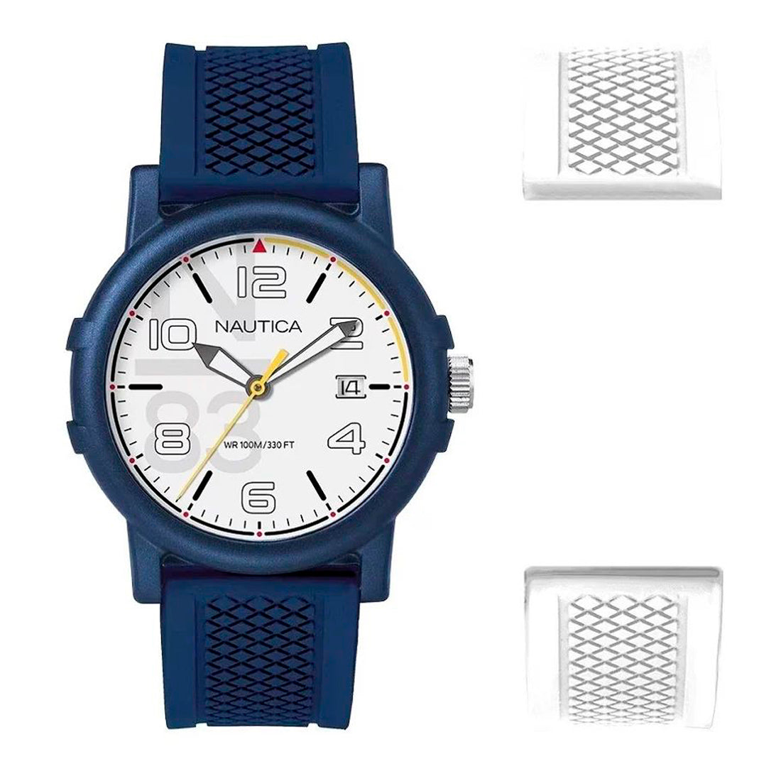 Nautica NABLEME02 Heren Horloge 38mm 10 ATM