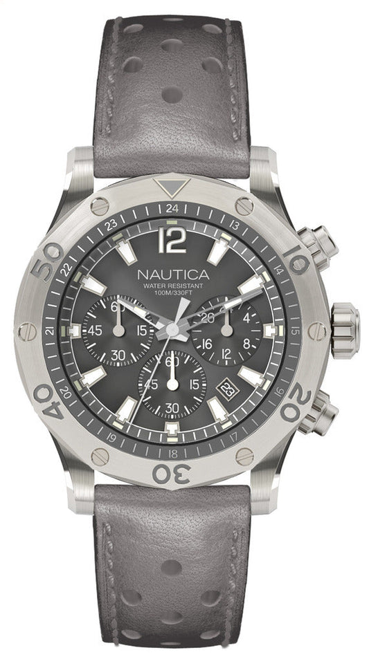 Nautica NAD16546G Heren Horloge 44mm 10 ATM
