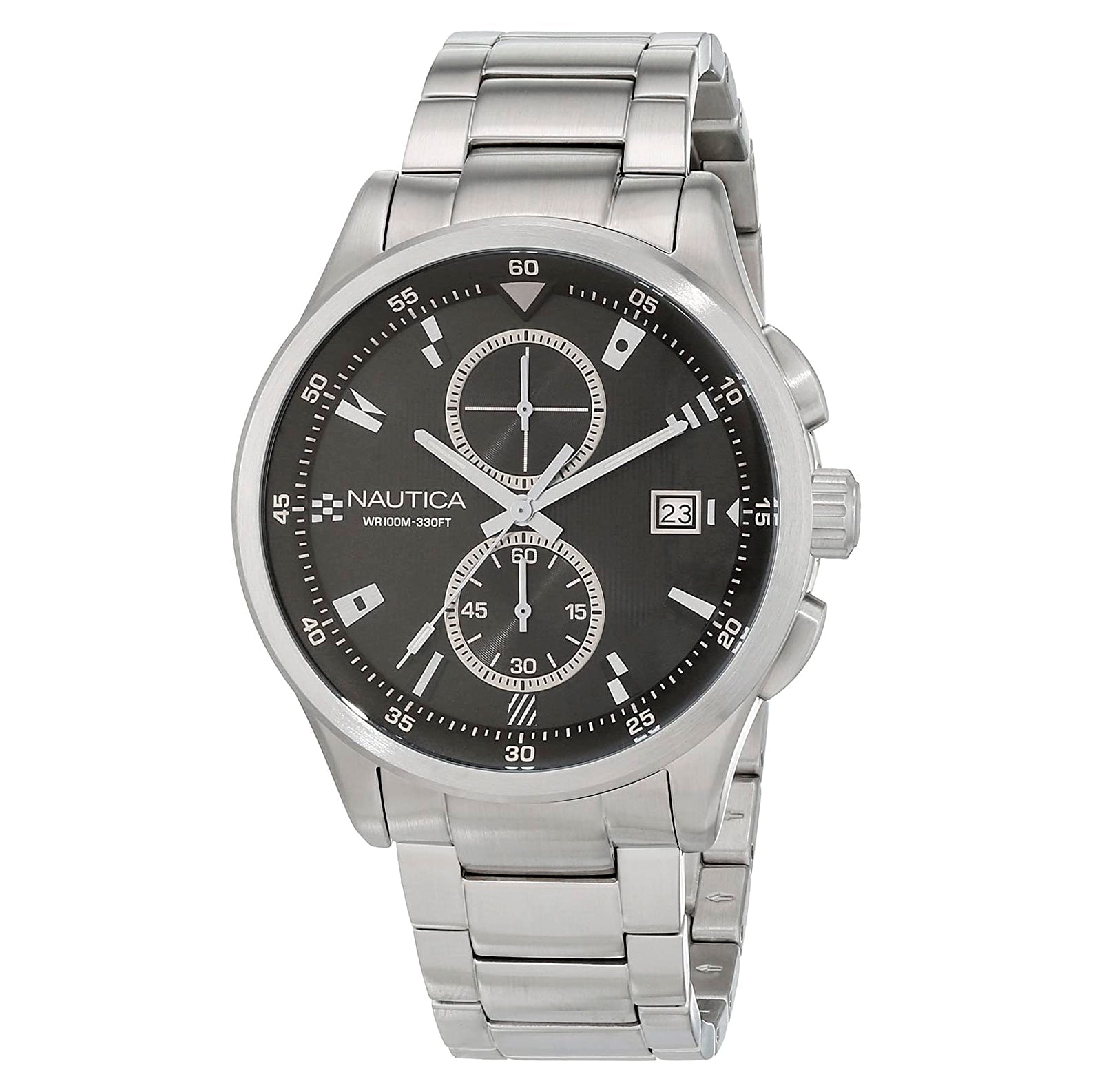 Nautica NAD19559G Heren Horloge 44mm 10 ATM