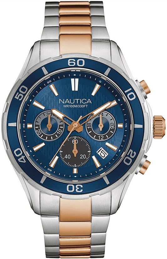Nautica NAD21508G Heren Horloge 44mm 10 ATM