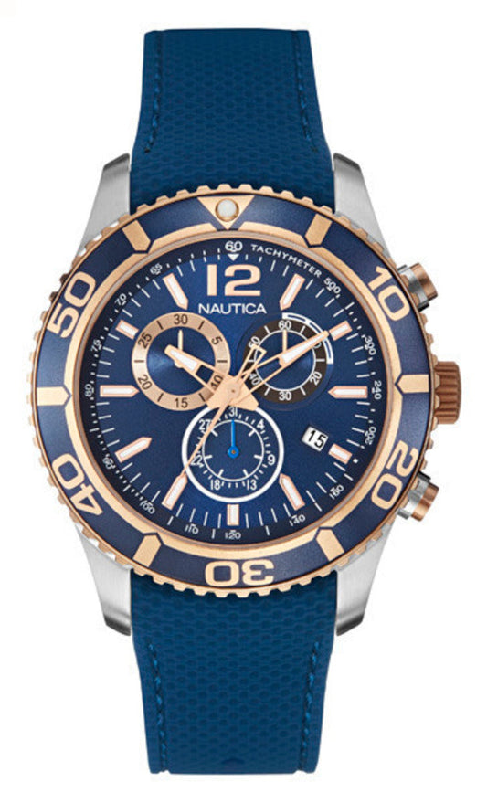 Nautica NAI16502G Heren Horloge 43mm 10 ATM