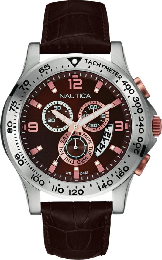 Nautica NAI19503G Heren Horloge 45mm 10 ATM