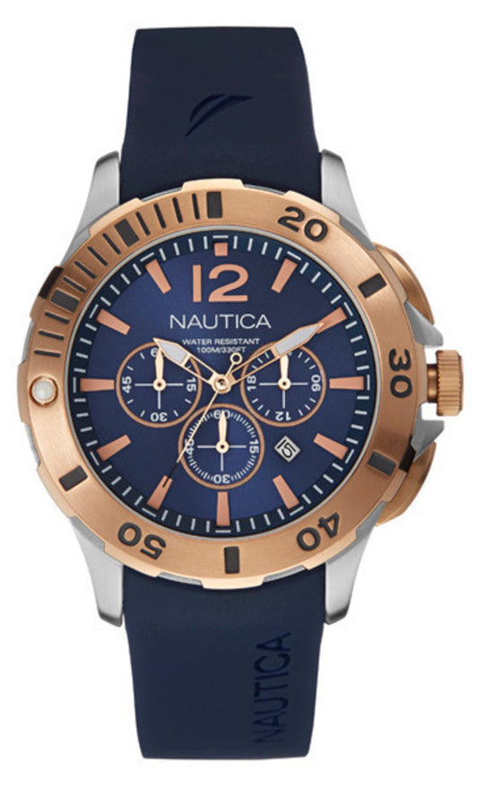 Nautica NAI19506G Heren Horloge 44mm 10 ATM