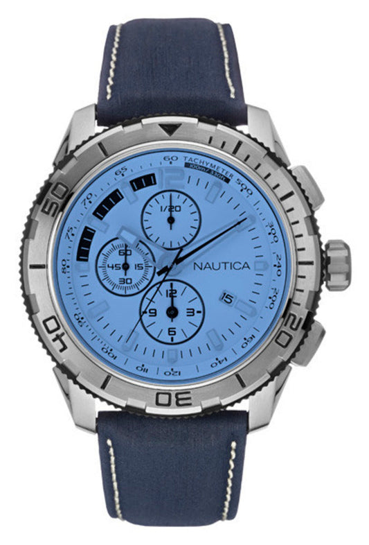 Nautica NAI19519G Heren Horloge 44mm 10 ATM