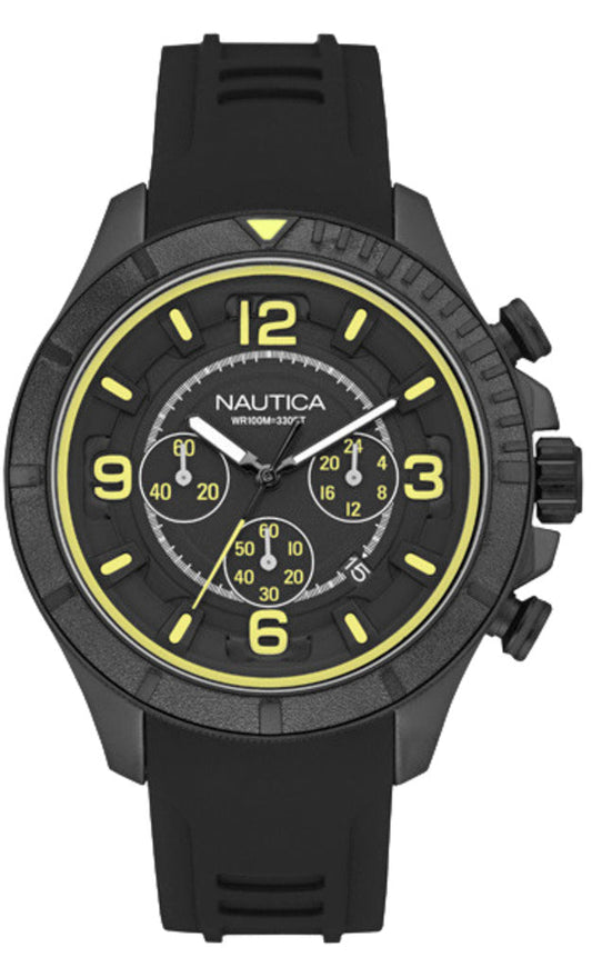 Nautica NAI19526G Heren Horloge 47mm 10 ATM