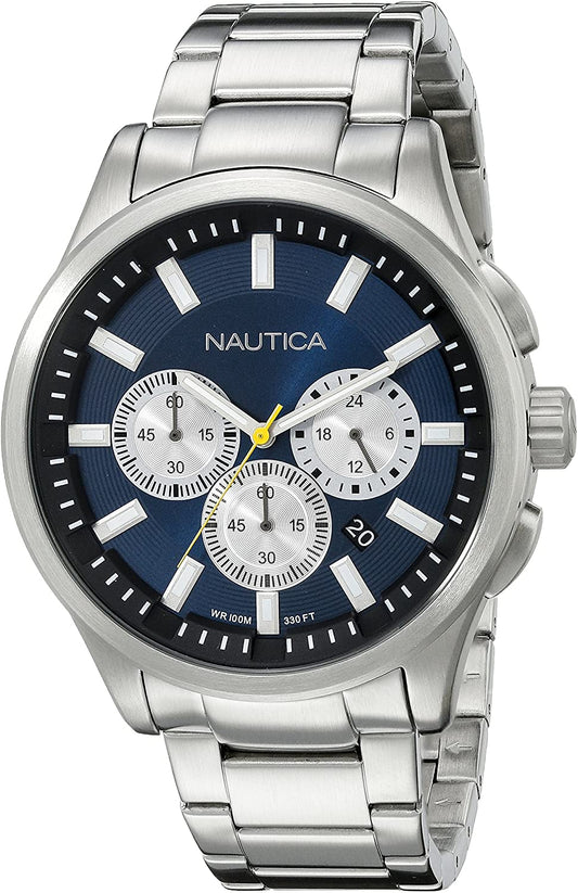 Nautica NAI19533G Heren Horloge 44mm 10 ATM