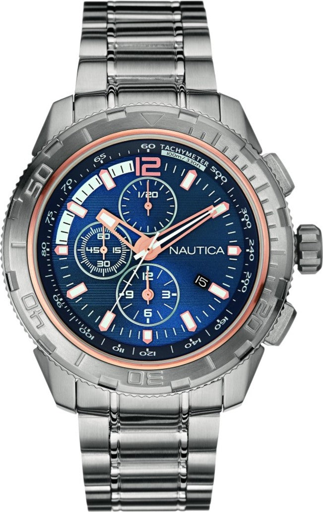 Nautica NAI24500G Heren Horloge 45mm 10 ATM