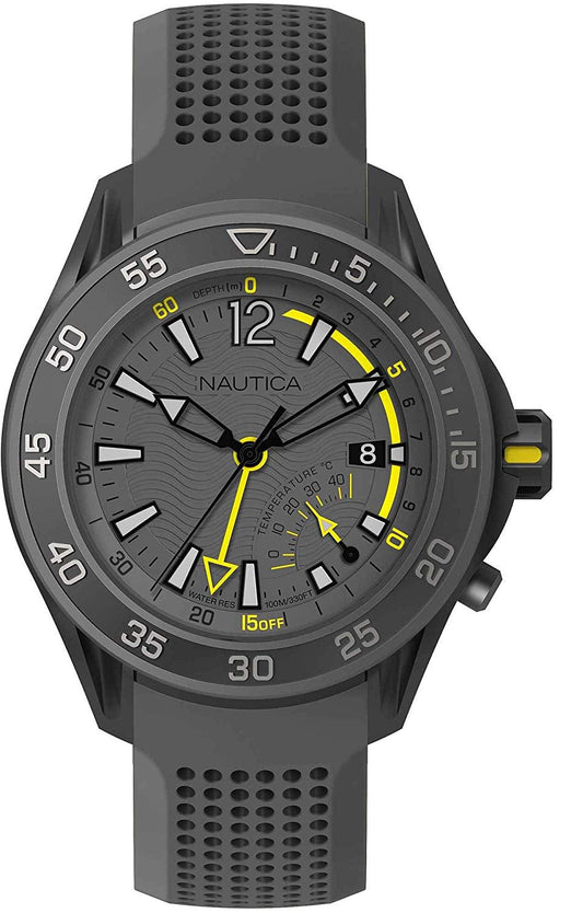 Nautica NAPBRW006 Heren Horloge 45mm 10 ATM