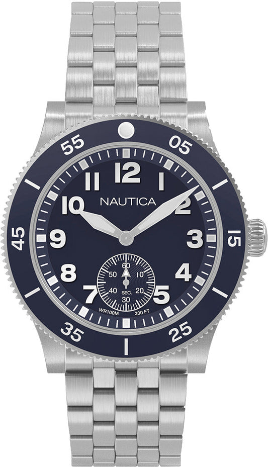 Nautica NAPHST005 Heren Horloge 44mm 10 ATM