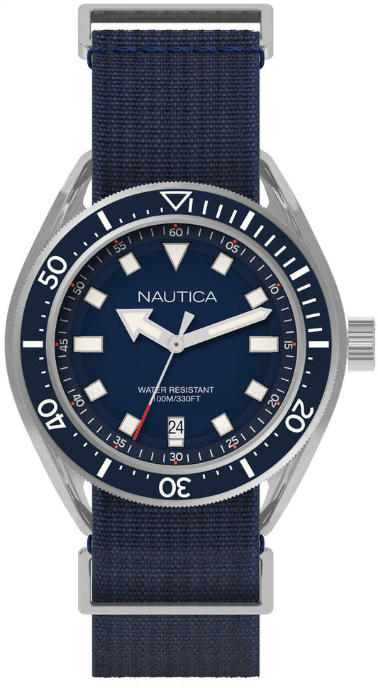 Nautica NAPPRF001 Heren Horloge 47mm 10 ATM