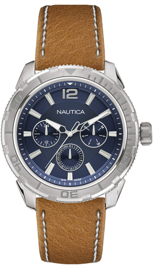 Nautica NAPSTL001 Heren Horloge 44mm 10 ATM