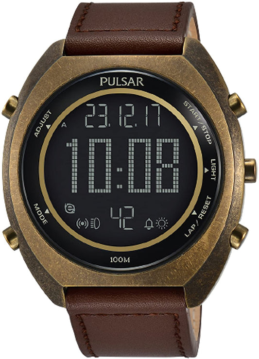 Pulsar P5A030X1 Heren Horloge 44mm 10ATM