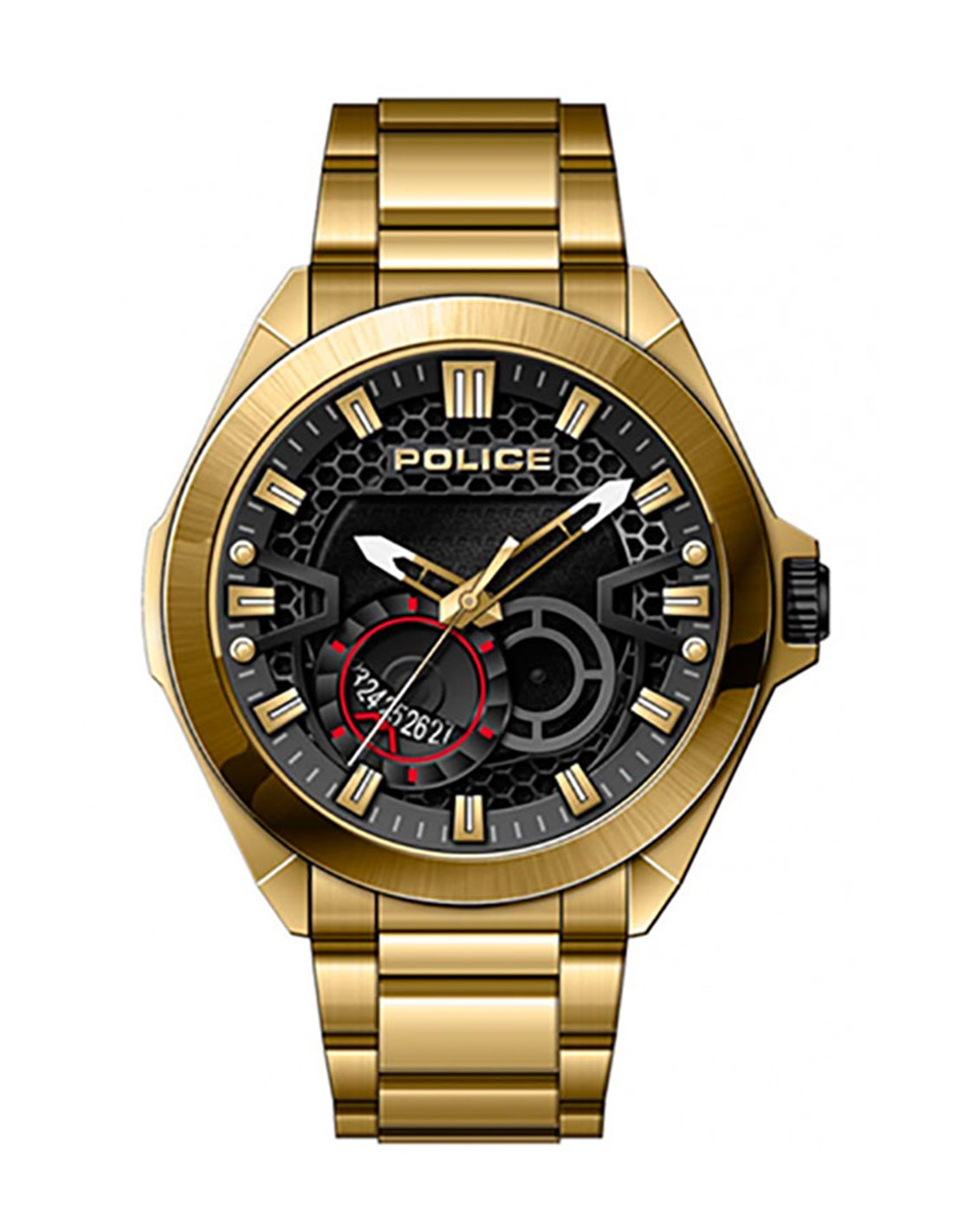 Police PEWJH2110302 Heren Horloge 50mm 5 ATM