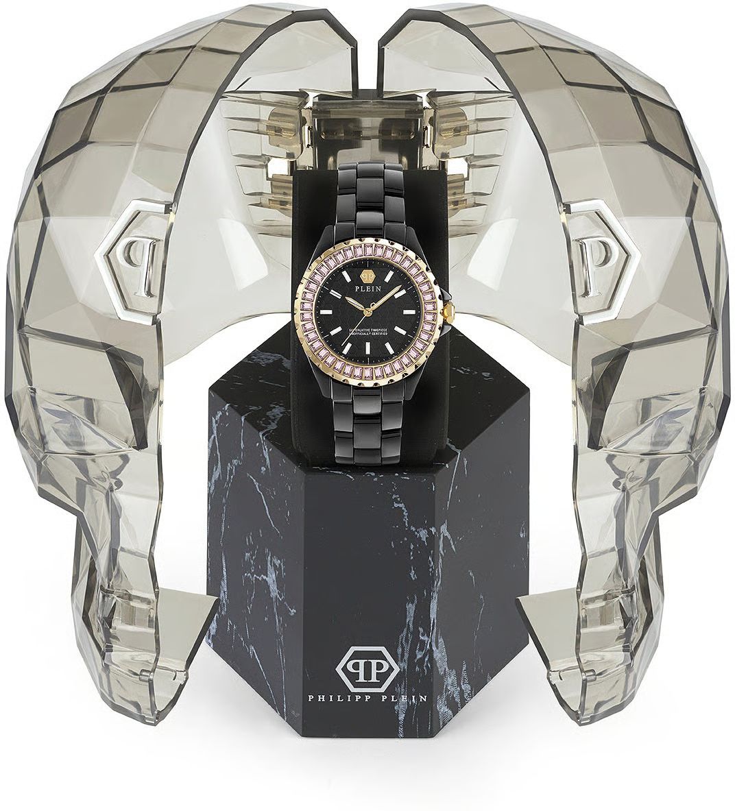 Philipp Plein PWPPA0324 Dames Horloge 38mm 5 ATM