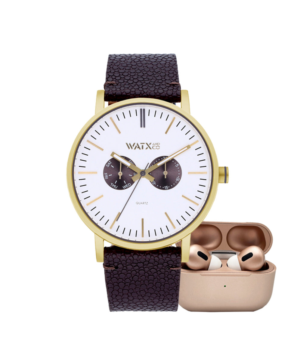 Watxandco RELOJ8_44 Heren Horloge 44mm 5 ATM