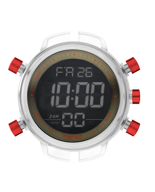 Watxandco RWA1759 Unisex Horlogedoos 49mm 5 ATM