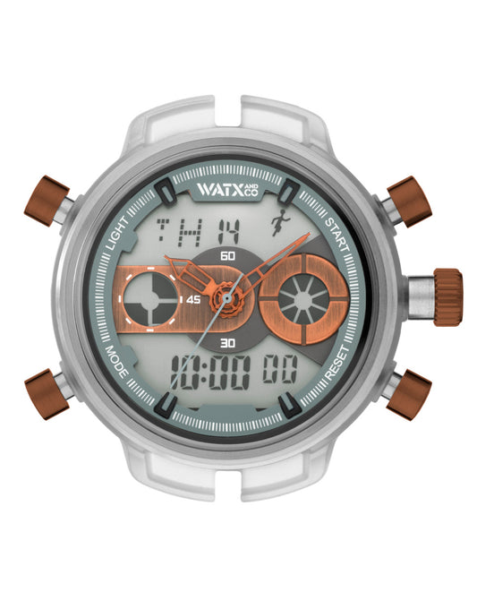 Watxandco RWA2717 Unisex Horlogedoos 49mm 5 ATM