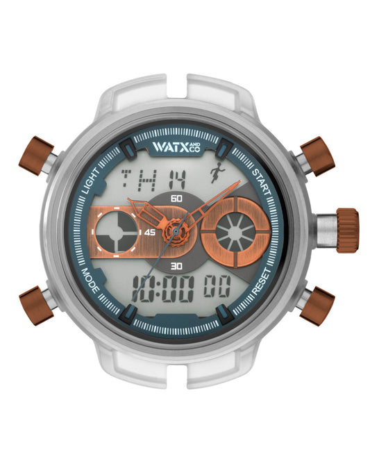 Watxandco RWA2718 Unisex Horlogedoos 49mm 5 ATM