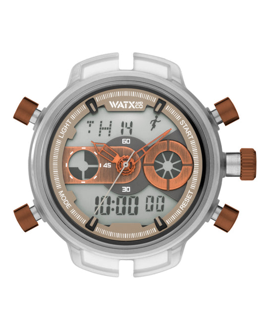 Watxandco RWA2719 Unisex Horlogedoos 49mm 5 ATM