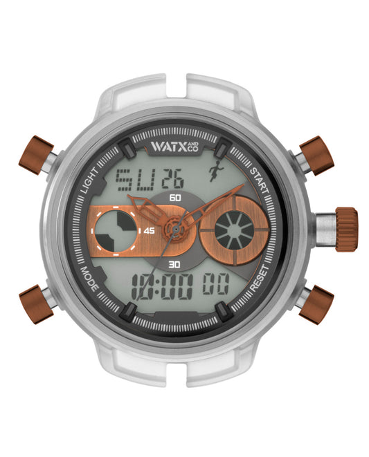 Watxandco RWA2721 Unisex Horlogedoos 49mm 5 ATM
