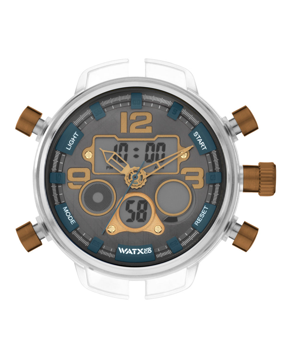 Watxandco RWA2818 Unisex Horlogedoos 49mm 5 ATM