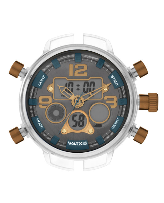 Watxandco RWA2818 Unisex Horlogedoos 49mm 5 ATM