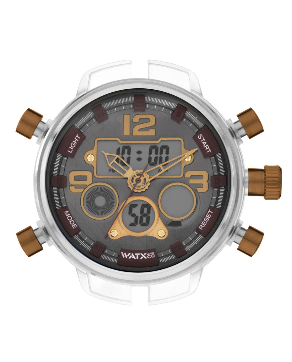 Watxandco RWA2820 Unisex Horlogedoos 49mm 5 ATM