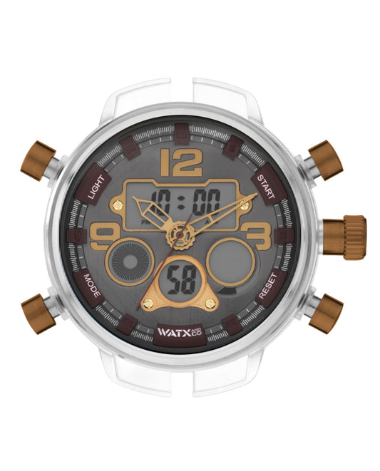 Watxandco RWA2820 Unisex Horlogedoos 49mm 5 ATM