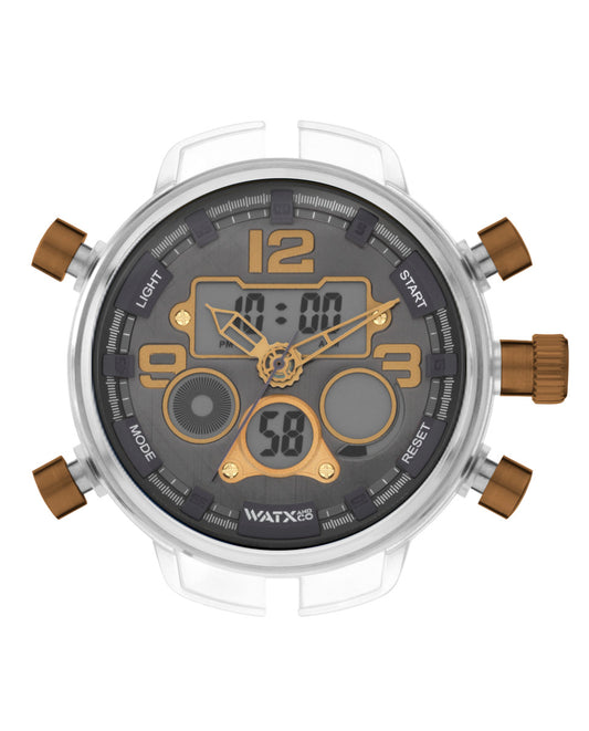 Watxandco RWA2821 Unisex Horlogedoos 49mm 5 ATM