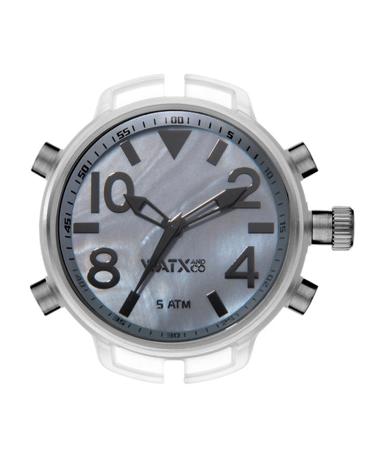 Watxandco RWA3708 Unisex Horlogedoos 49mm 5 ATM
