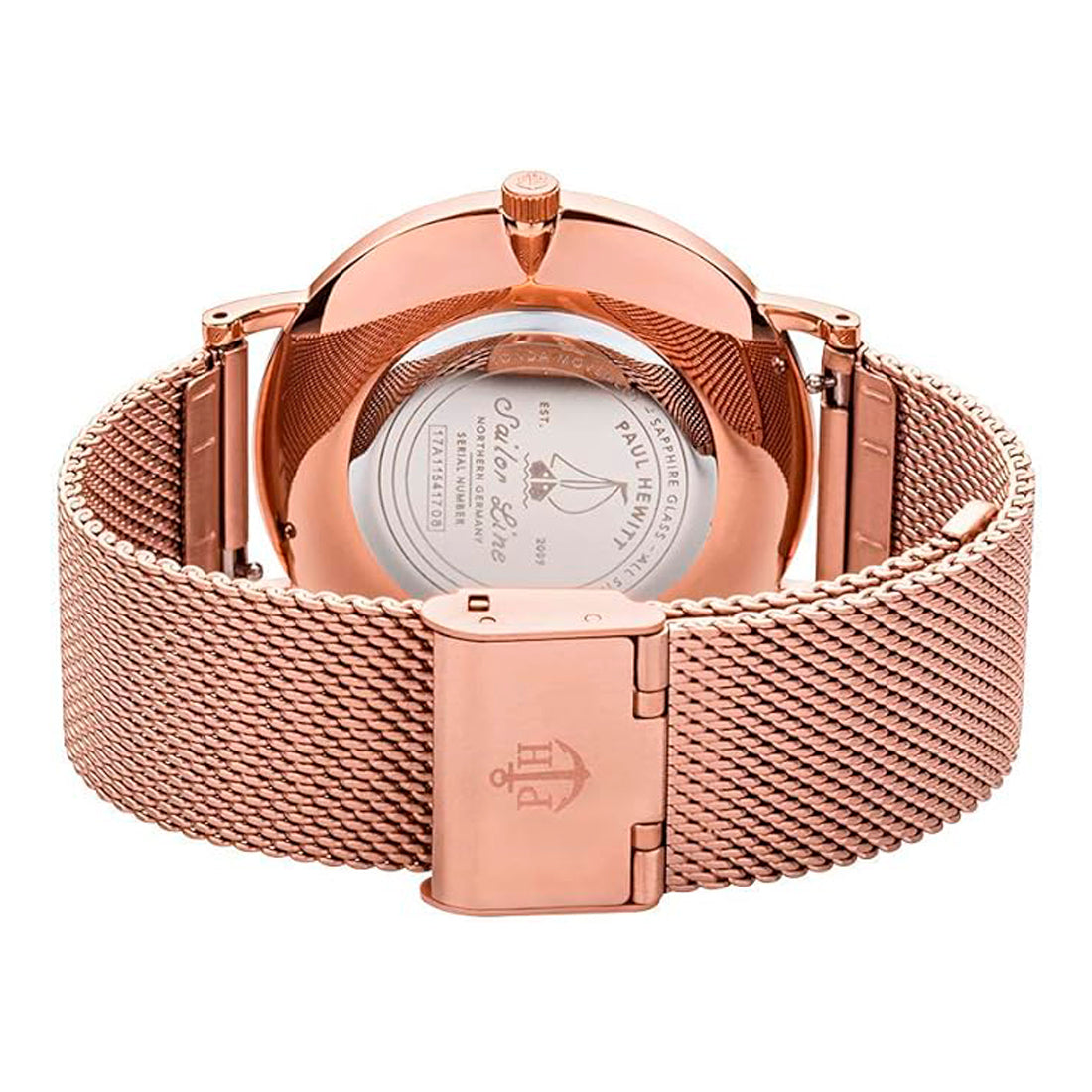Paul Hewitt SA-R-ST-W-4S Unisex Horloge 36mm 5 ATM