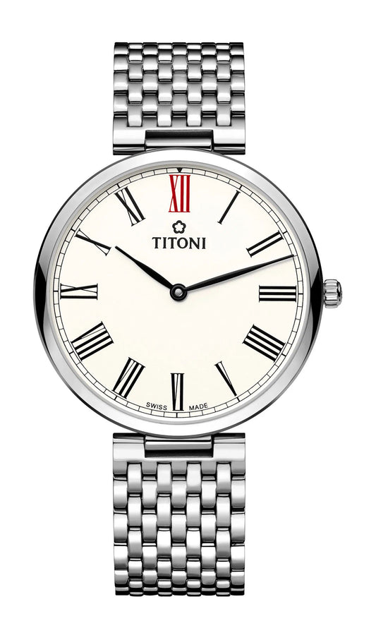Titoni TQ52718S-608 Heren Horloge 37mm 5 ATM