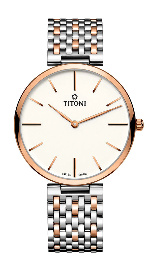 Titoni TQ52718SRG-606 Heren Horloge 37mm 3 ATM