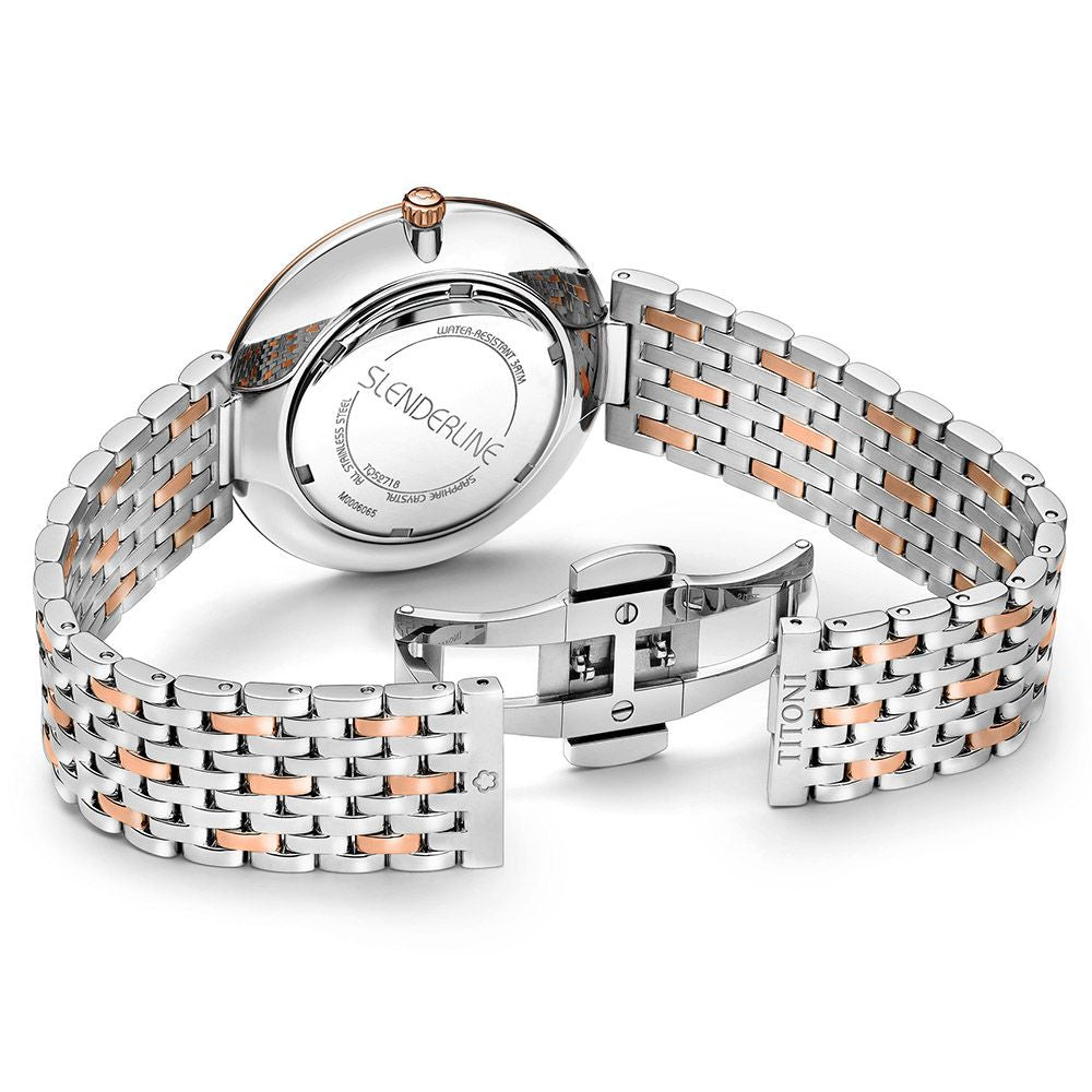 Titoni TQ52718SRG-606 Heren Horloge 37mm 3 ATM