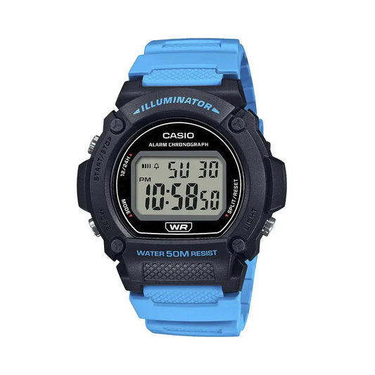 Casio W219H2A2VDF Heren Horloge 47 mm 5ATM