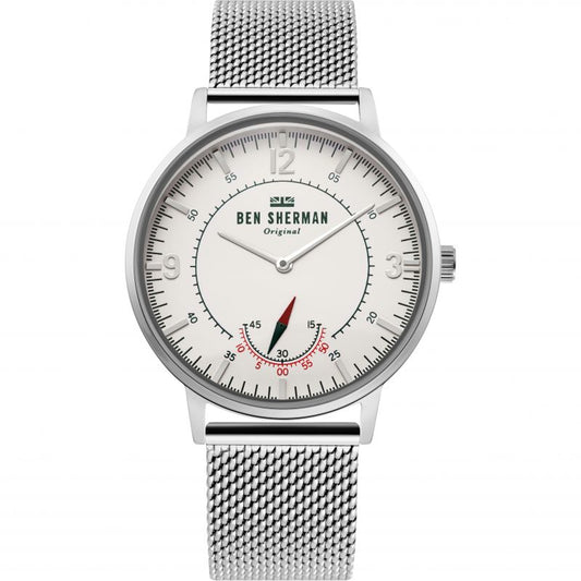 Ben Sherman WB034SM Heren Horloge 43mm 5 ATM