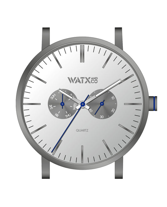 Watxandco WXCA2703 Unisex Horlogedoos 44mm 3 ATM