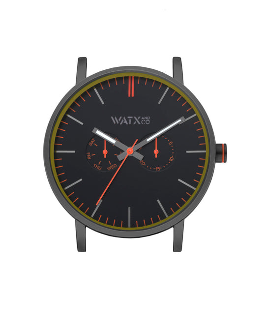 Watxandco WXCA2713 Unisex Horlogedoos 44mm 3 ATM