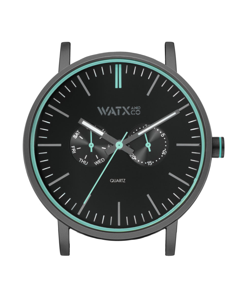 Watxandco WXCA2718 Unisex Horlogedoos 44mm 3 ATM